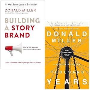 Donald Miller Collection 2 Books Set (Building a StoryBrand, A Million Miles in a Thousand Years)