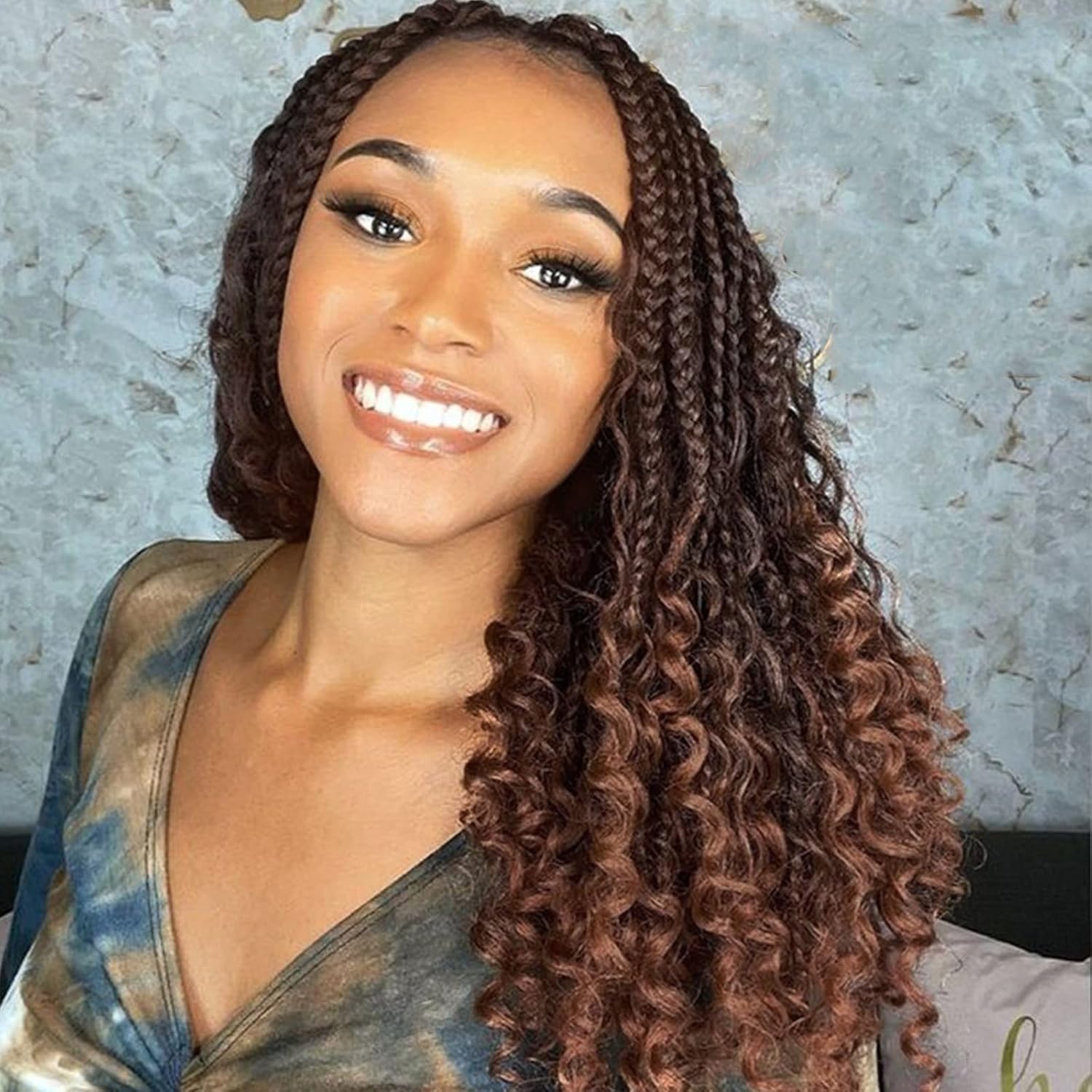 30 Inch Crochet Box Braids 8 Packs Black Goddess Box Braids Crochet Hair Bohomian Box Braids Crochet Hair Synthetic Braiding Hair Extensions_voghion.com