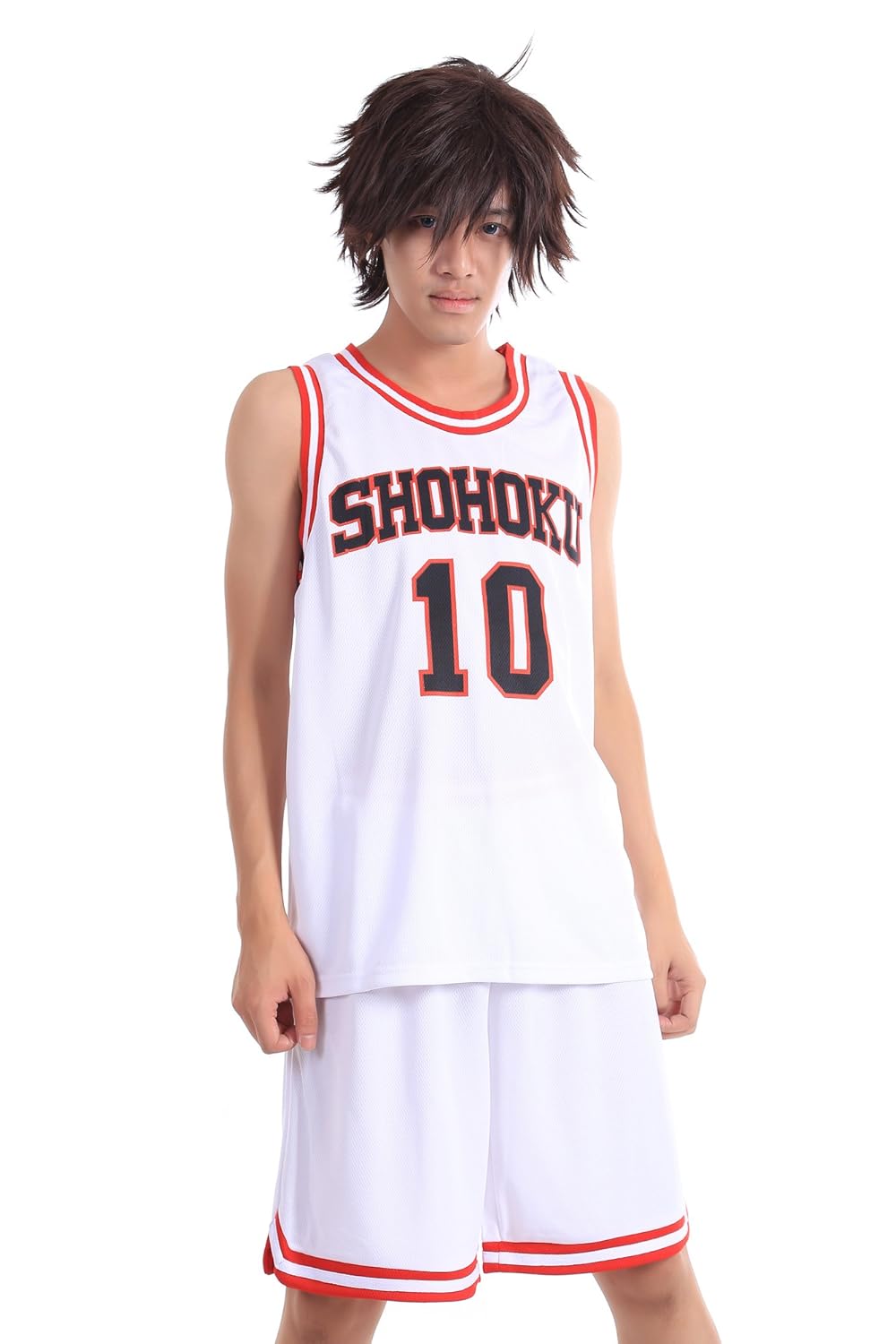 

ICEMPs Slam Dunk Shohoku High Sakuragi Hanamichi White 10 Jersey V2 Set M