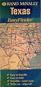 Rand McNally Texas Eastfinder Map (Easyfinder Map)