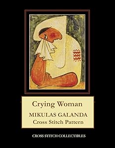 Crying Woman: Mikulas Galanda Cross Stitch Pattern