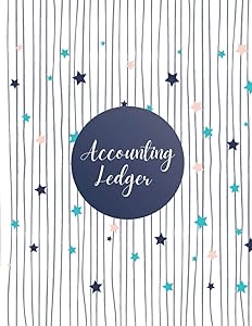 Accounting Ledger: Simple Accounting Ledger for Bookkeeping Track and Record Payment, Deposit, General Business Ledger Size 8.5 x 11 inches (120 pages) by Patt N' Design