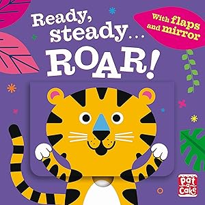 Roar!: Board book with flaps and mirror