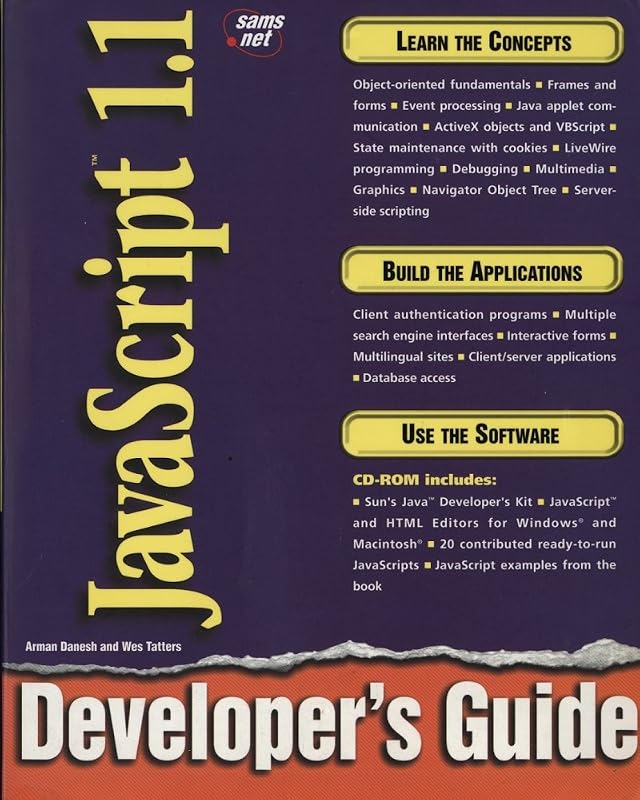 Javascript 1.1 Developer's Guide by Arman Danesh