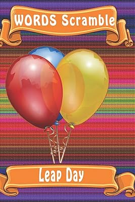 word scramble Leap Day: Word scramble game is one of the fun word search games for kids to play at your next cool kids party