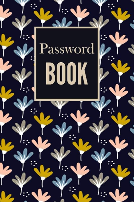 Password Book: Internet Password Book with Alphabetical tabs. Website Password organizer. Size 6x9 by Mrs Molly Knight