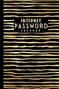 Internet Password log Book: Internet Account Password Organizer : Logbook To Protect Usernames And Internet Passwords