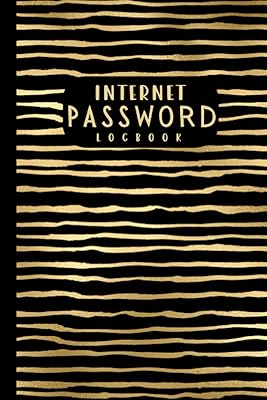 Internet Password log Book: Internet Account Password Organizer : Logbook To Protect Usernames And Internet Passwords