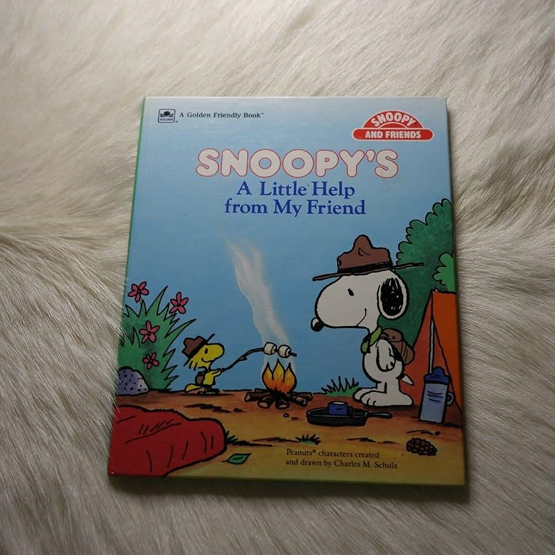 Snoopy:help From My Friend by Golden Books