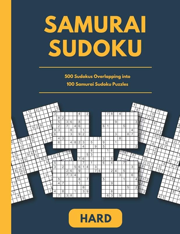 Samurai Sudoku: 500 Sudokus Overlapping into 100 Samurai Sudoku Puzzles by Annie Gilbert