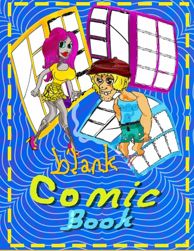 my first comic book.Create Your Own Story, Comics & Graphic Novels,manga,cartoon.Book Maker for Kids and adults): perfect gift.100 Pages Large Big ... Cartoon / Comic Book With Lots of Templates by dufys world