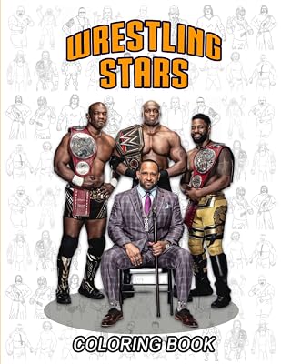 Wréstlịng Stars Coloring Book: Wréstlịng Stars Coloring Pages To Relax And Boost Creativity For Wréstlịng Stars Fans