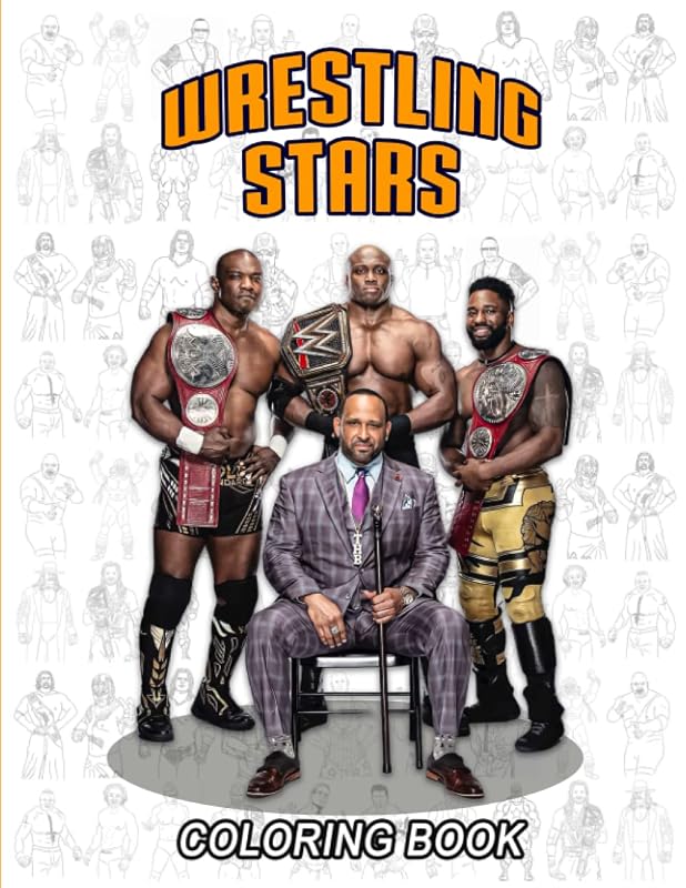 Wréstlịng Stars Coloring Book: Wréstlịng Stars Coloring Pages To Relax And Boost Creativity For Wréstlịng Stars Fans by Charleen Totten