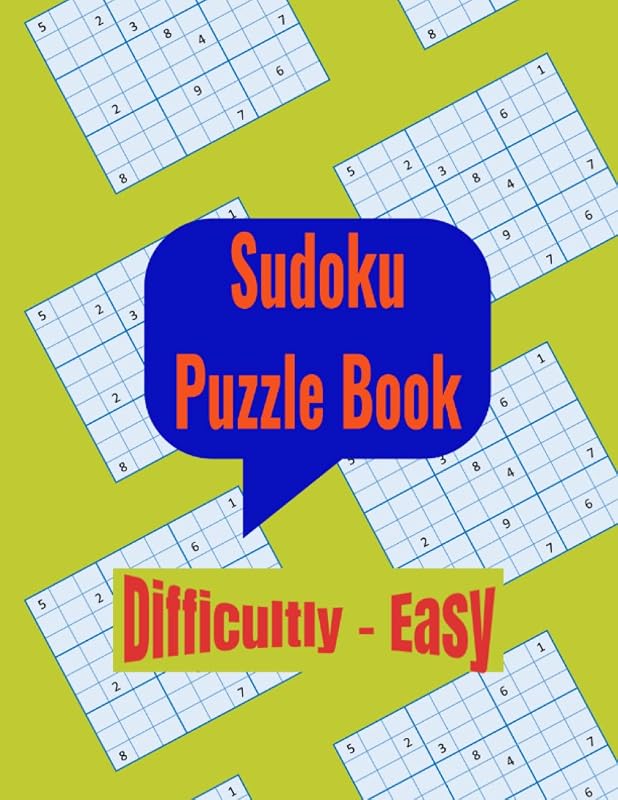 Sudoku Puzzle Book - Easy: A collection of Easy 9x9 grid Sudoku puzzles to keep the brain active by Coppermine Press