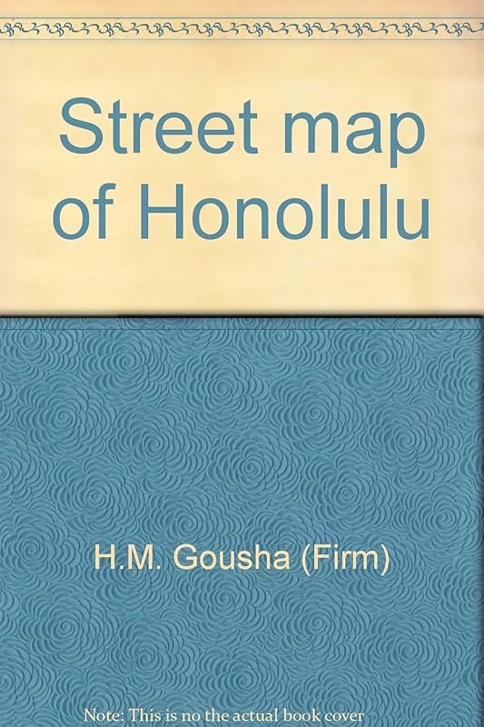 Street map of Honolulu by H.M. Gousha Company