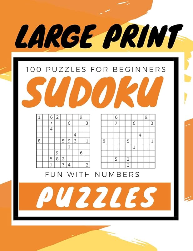 Sudoku Puzzles 100 Large Print: Fun With Numbers, Puzzles For Beginners by TomGer Puzzle Books