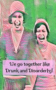 Journal: We go together like Drunk and Disorderly!: 5"x8" Journal with 150 double sided lined pages by Tema H Pacheco