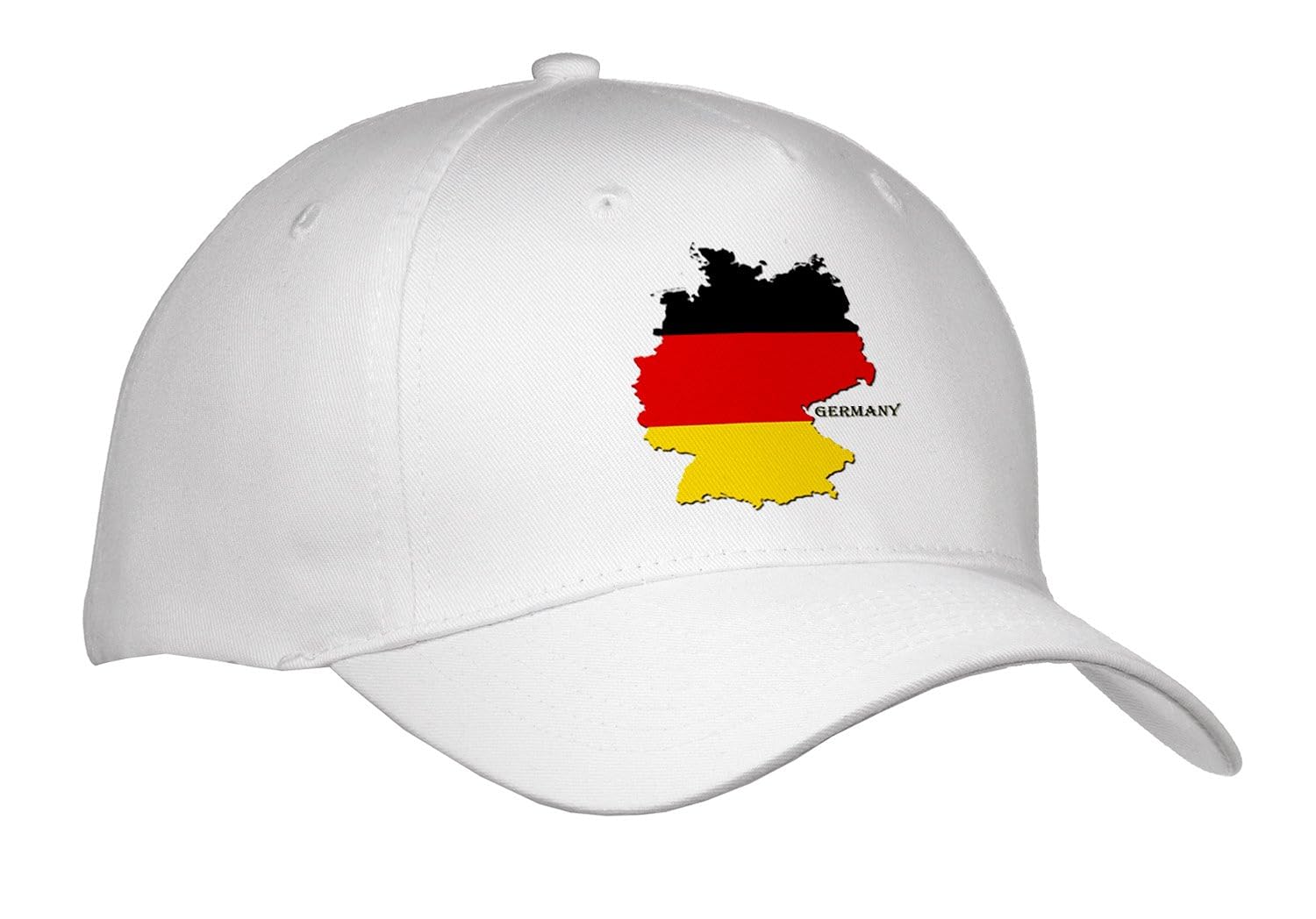 

cap_210431 Sandy Mertens Flags of the World - Flag of Germany on Map - Caps