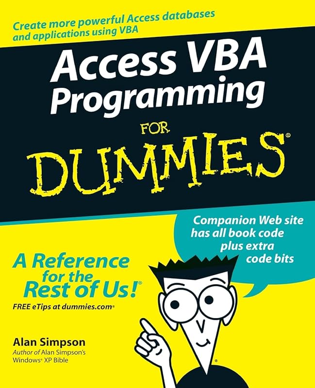 Access VBA Programming For Dummies by Alan Simpson