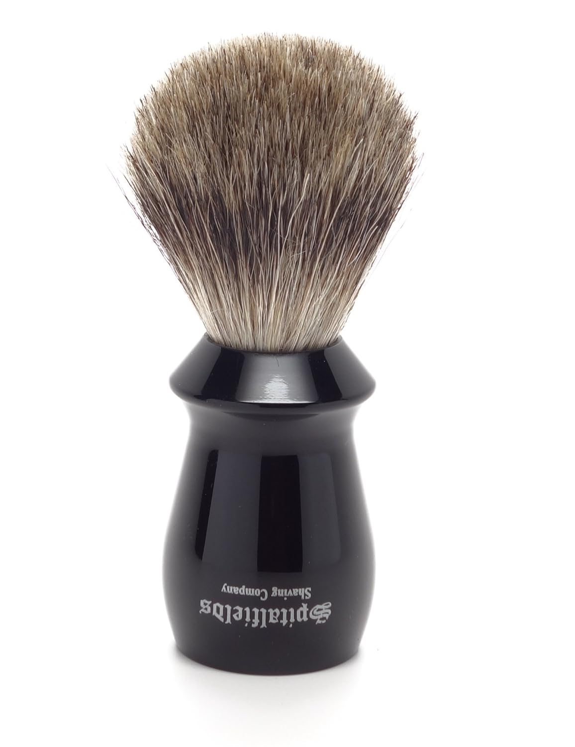 Spitalfields 100 Pure Badger Bristle with Black Resin Handle Shaving