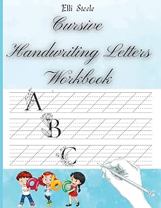 Cursive Handwriting Letters Workbook