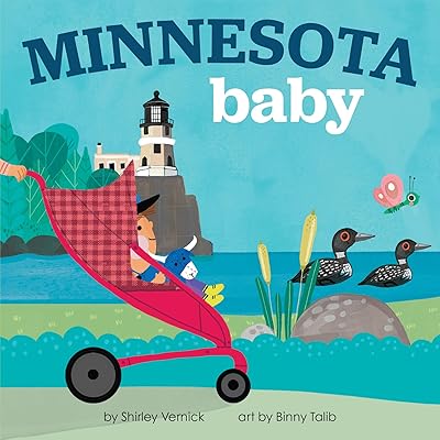 Minnesota Baby: An Adorable & Giftable Board Book with Activities for Babies & Toddlers that Explores the North Star State (Local Baby Books)