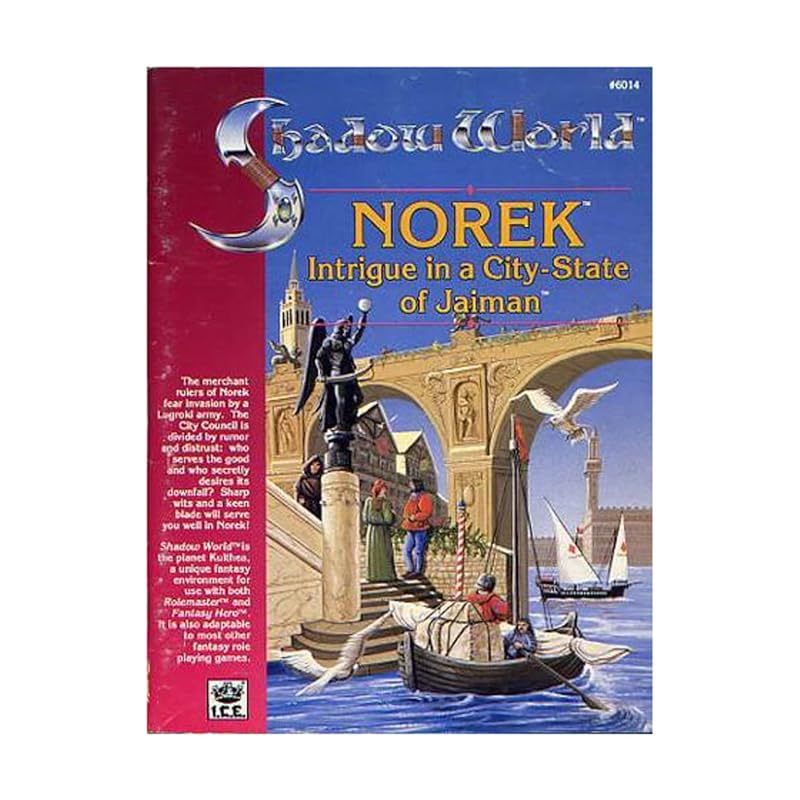 Norek, Intrigue in a City-State of Jaiman (Shadow World Exotic Fantasy Role Playing Environment, Stock, No 6014) by David Miller