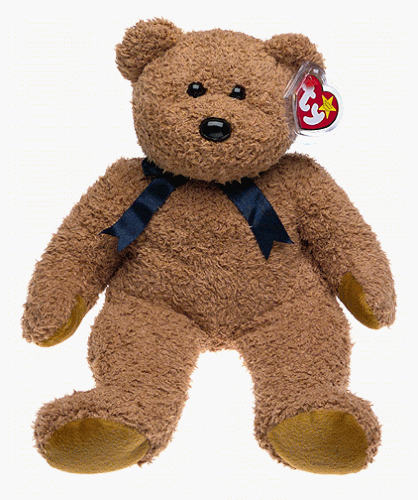 TY Beanie Buddy - FUZZ the Bear