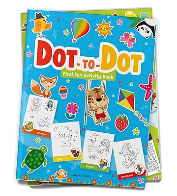 Dot To Dot: First Fun Activity Books For Kids