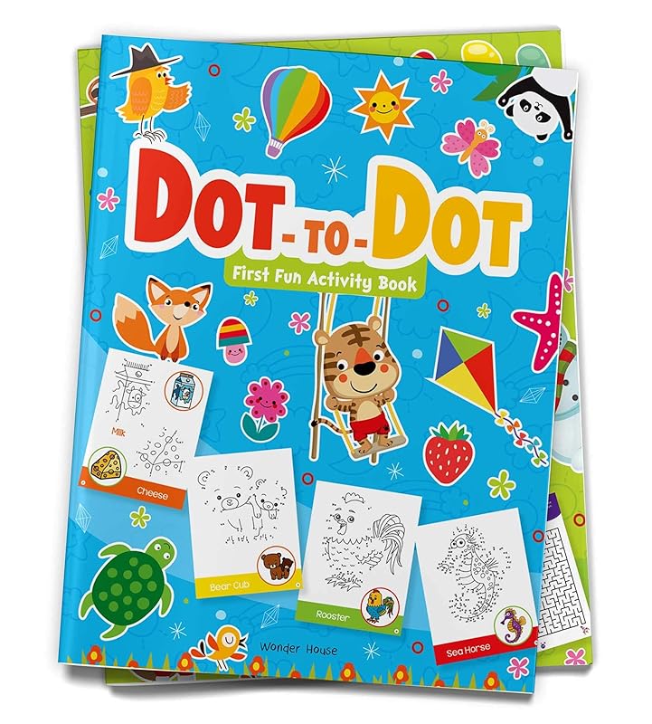 Dot To Dot: First Fun Activity Books For Kids by Wonder House Books