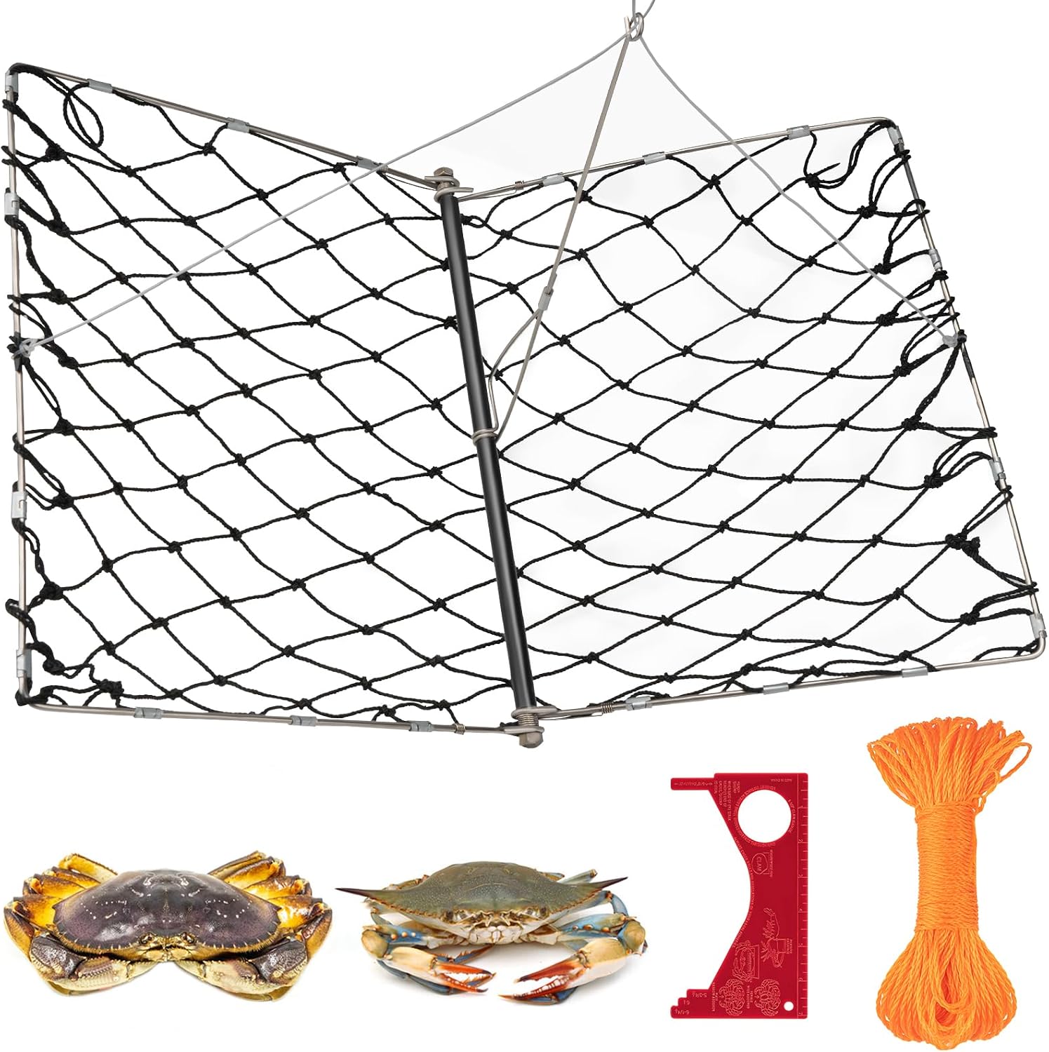 best fishing landing net Dr.Fish Telescoping Long Handle 8.6ft 9.8ft Color:Chart Multi #10 won't twist Abu Garcia 6500 CS stubborn brown trout and