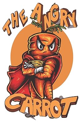 The Angry Carrot: 6x9 College Ruled Line Paper 150 Pages