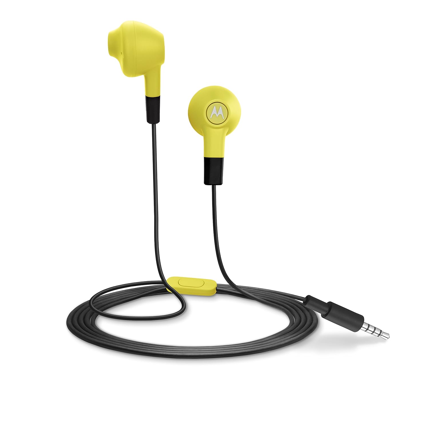 Motorola Lumineer Earbuds InEar Headphone (Lime Yellow) At Rs 396 Only