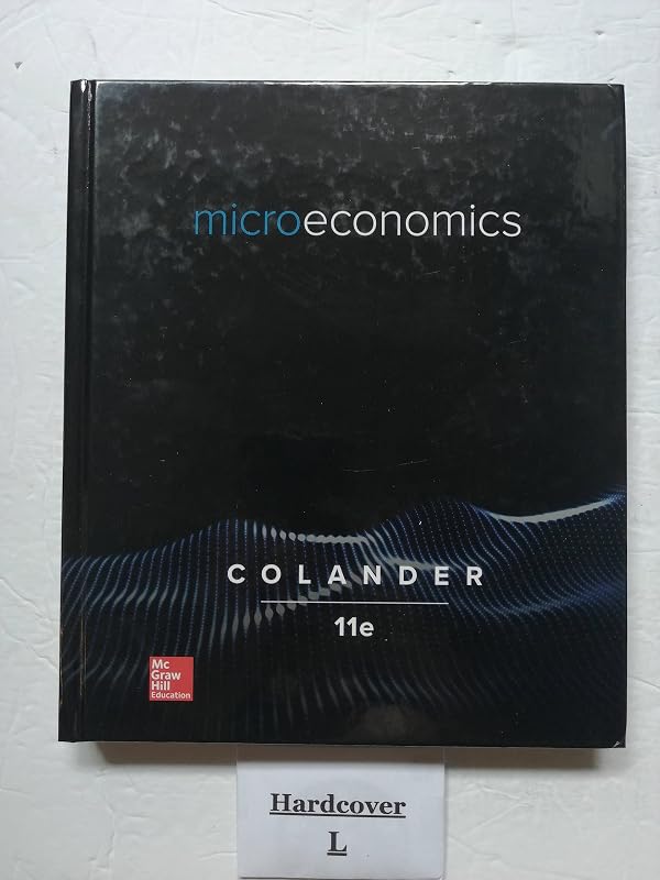Microeconomics by David C. Colander