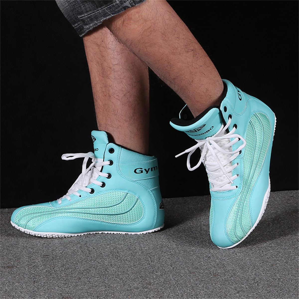 Men's Boxing Shoes Lightweight Wrestling Fitness Shoes Comfortable Competition Shoes Non Slip Athletic Workout Shoes_vogvips.com