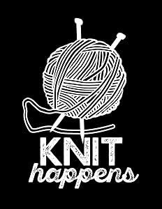 KNIT HAPPENS Knitting Graph Paper 2:3: Design Your Own Knitting Projects 8.5" x 11" 200 Pages by Knit Happens