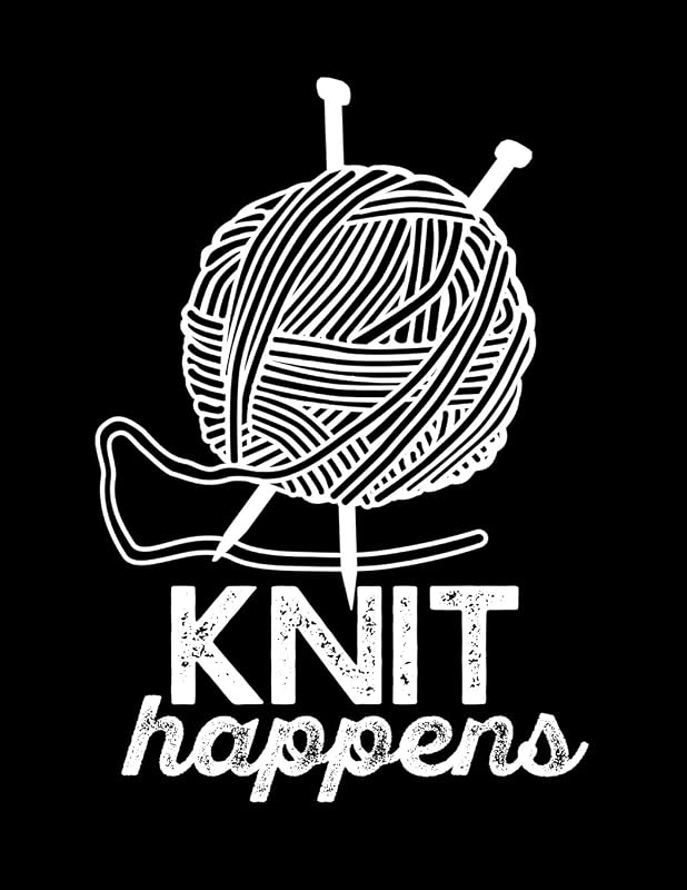 KNIT HAPPENS Knitting Graph Paper 2:3: Design Your Own Knitting Projects 8.5" x 11" 200 Pages by Knit Happens