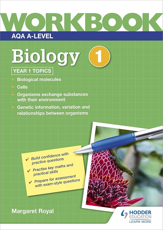 AQA A-level Biology Workbook 1 (Aqa Workbook) by Margaret Royal