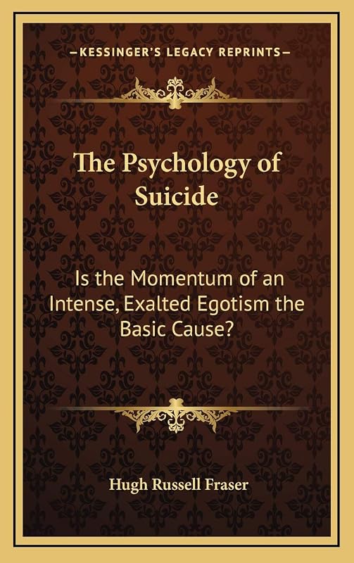 The Psychology of Suicide: Is the Momentum of an Intense, Exalted Egotism the Basic Cause? by Hugh Russell Fraser