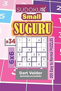 Sudoku Small Suguru - 200 Easy to Normal Puzzles 6x6 (Volume 34)