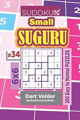 Sudoku Small Suguru - 200 Easy to Normal Puzzles 6x6 (Volume 34)