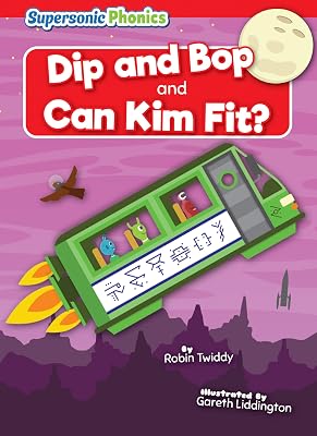Dip and Bop & Can Kim Fit? - Decorable Reading for Grades PreK-4, Developmental Learning for Young Readers - Supersonic Phonics Collection (Level 2 - Red Set)
