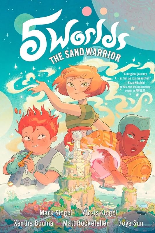 5 Worlds Book 1: The Sand Warrior: (A Graphic Novel) by Mark Siegel