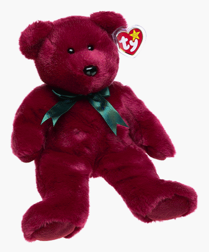 Ty Beanie Buddies - Cranberry Teddy