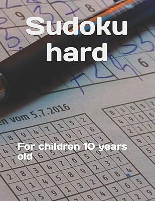 Sudoku hard: For children 10 years old