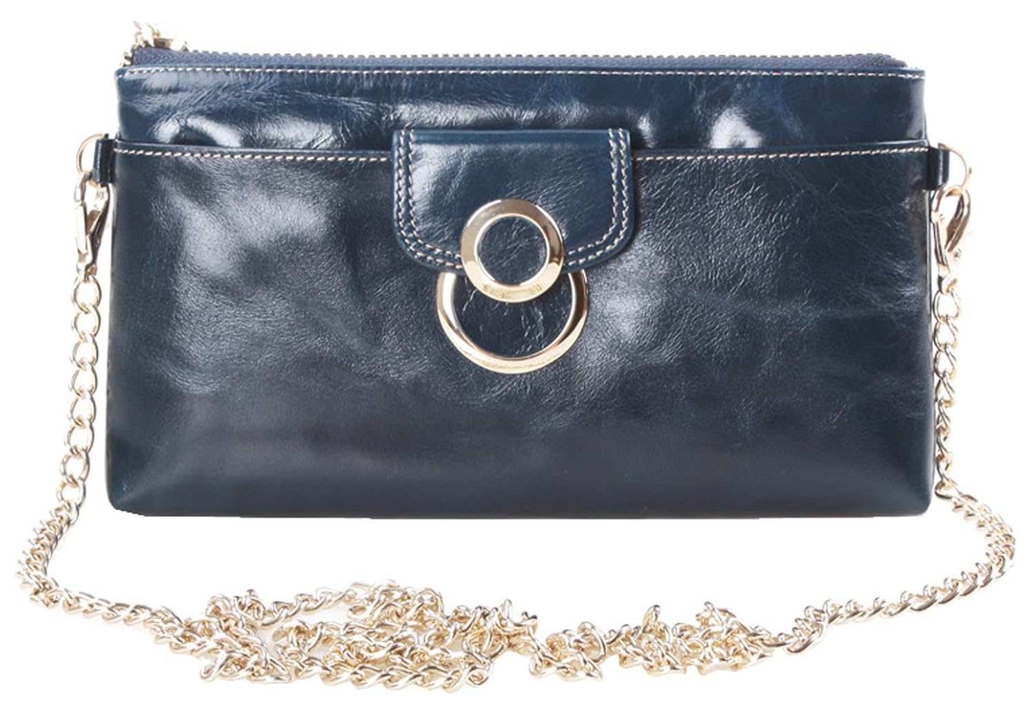 

QISHI YUHUA Womens Zip-aroun Top Genuine Leather Wallets