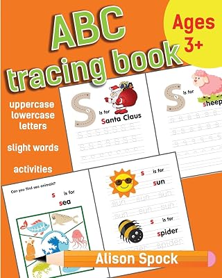 ABC tracing book: Letter Tracing Practice of the Alphabet and Sight Words! Preschool Handwriting Workbook for Kindergarten and Kids Ages 3-5.