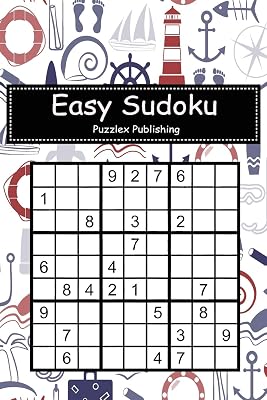 Easy Sudoku: Sudoku Puzzle Game For Beginers With Nautical seamless pattern cover