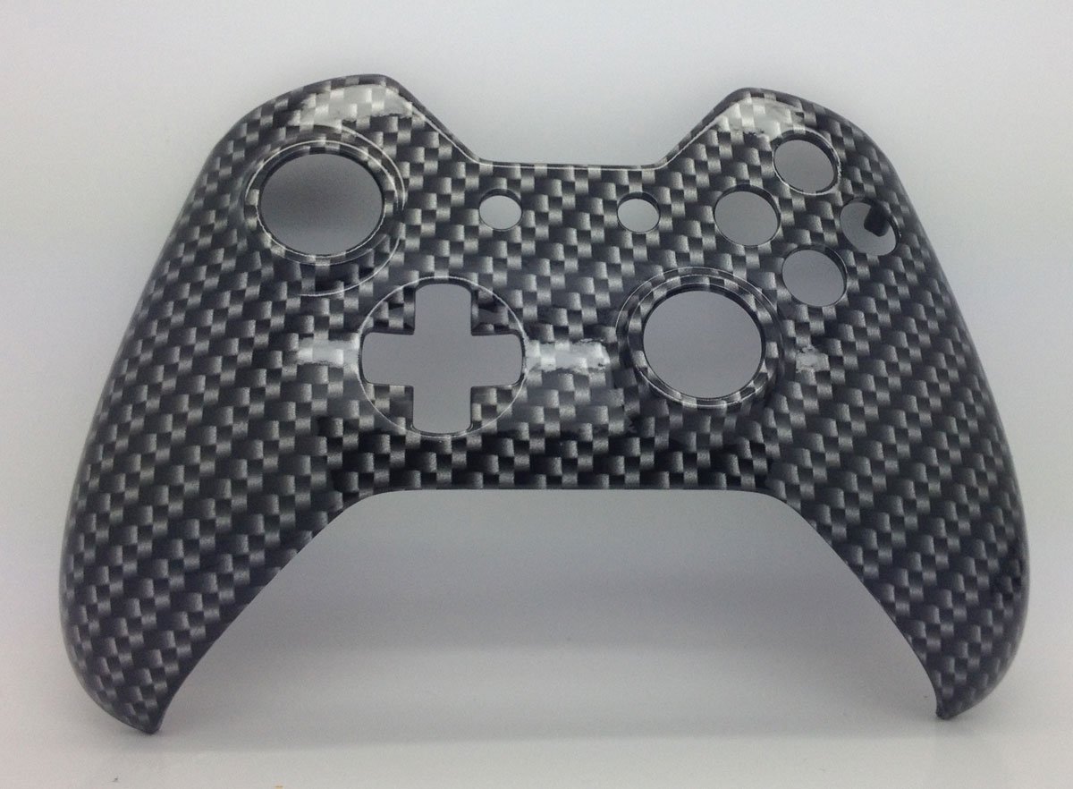 

Xbox Original One Hydro Dipped Black Carbon Fibre Controller Shell Mod - Front Shell