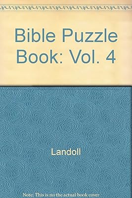Bible Puzzle Book: Vol. 4
